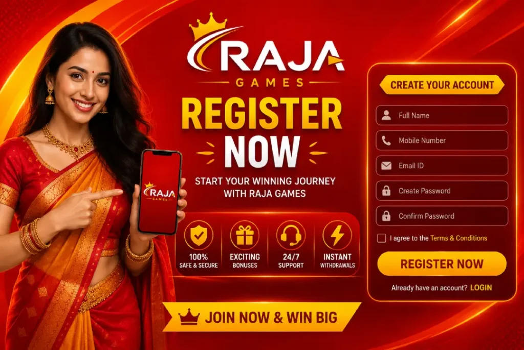 Raja Games Regsiter